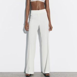 ZARA HIGH WAIST REGULAR FIT PANTS SIZE M
